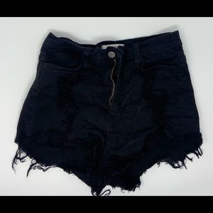 High rise shorts